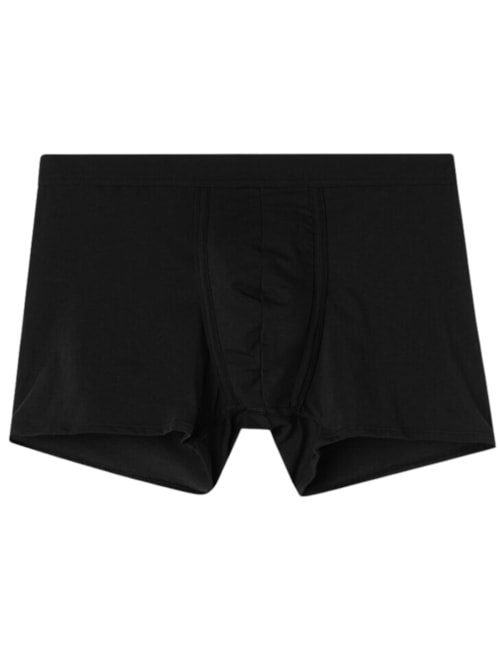 Cueca Boxer Em Algodão Supima Natural Fresh - Preto