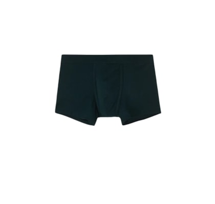 Cueca Boxer Em Algodão Supima Natural Fresh - Verde