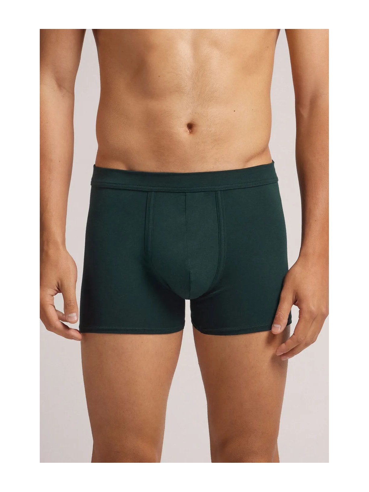 Cueca Boxer Em Algodão Supima Natural Fresh Verde Intimissimi