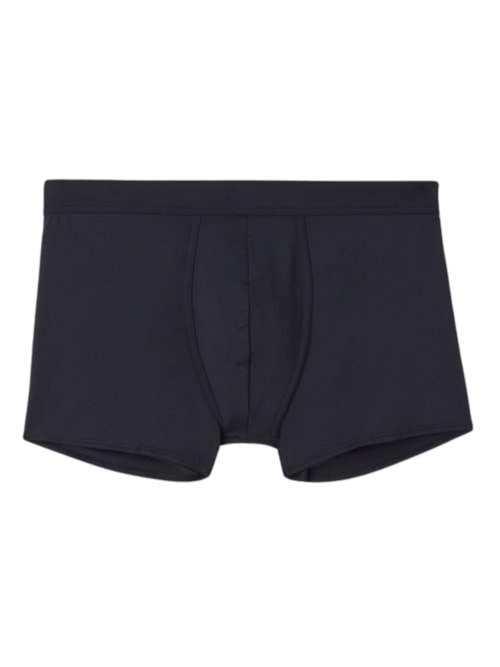Cueca Boxer Em Microfibra - Azul