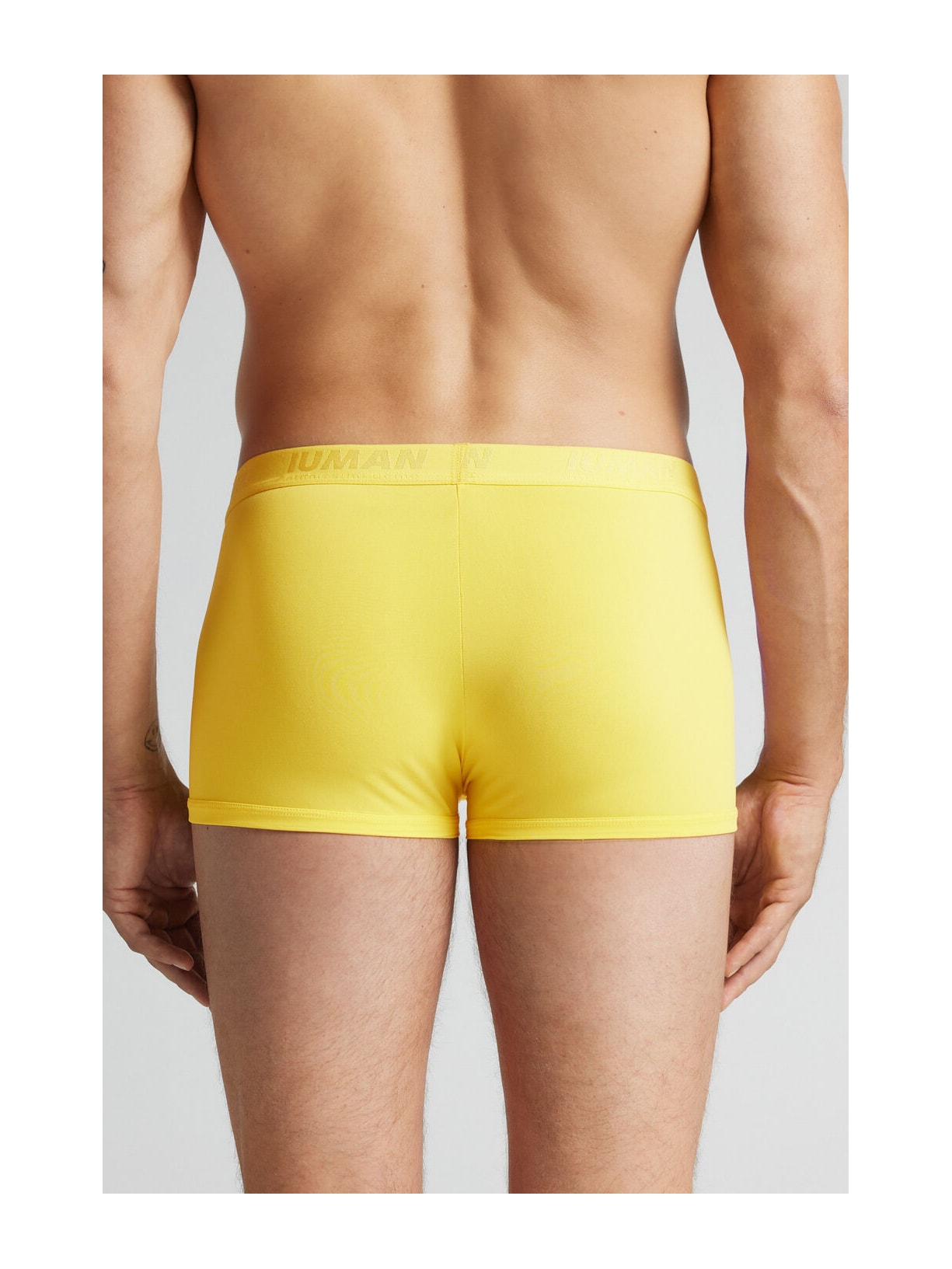 Cueca Boxer Em Microfibra Com Logótipo Amarelo Intimissimi