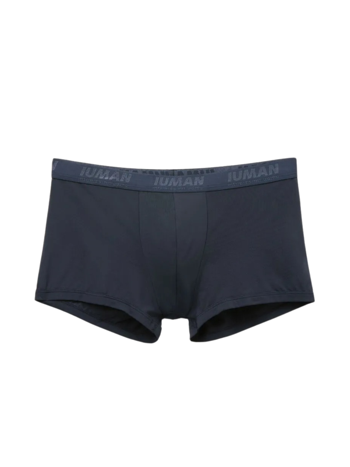 Cueca Boxer Em Microfibra Com Logótipo - Azul