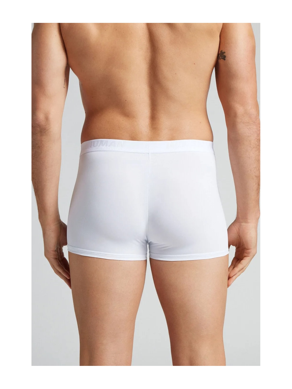Cueca Boxer Em Microfibra Com Logótipo Branco Intimissimi