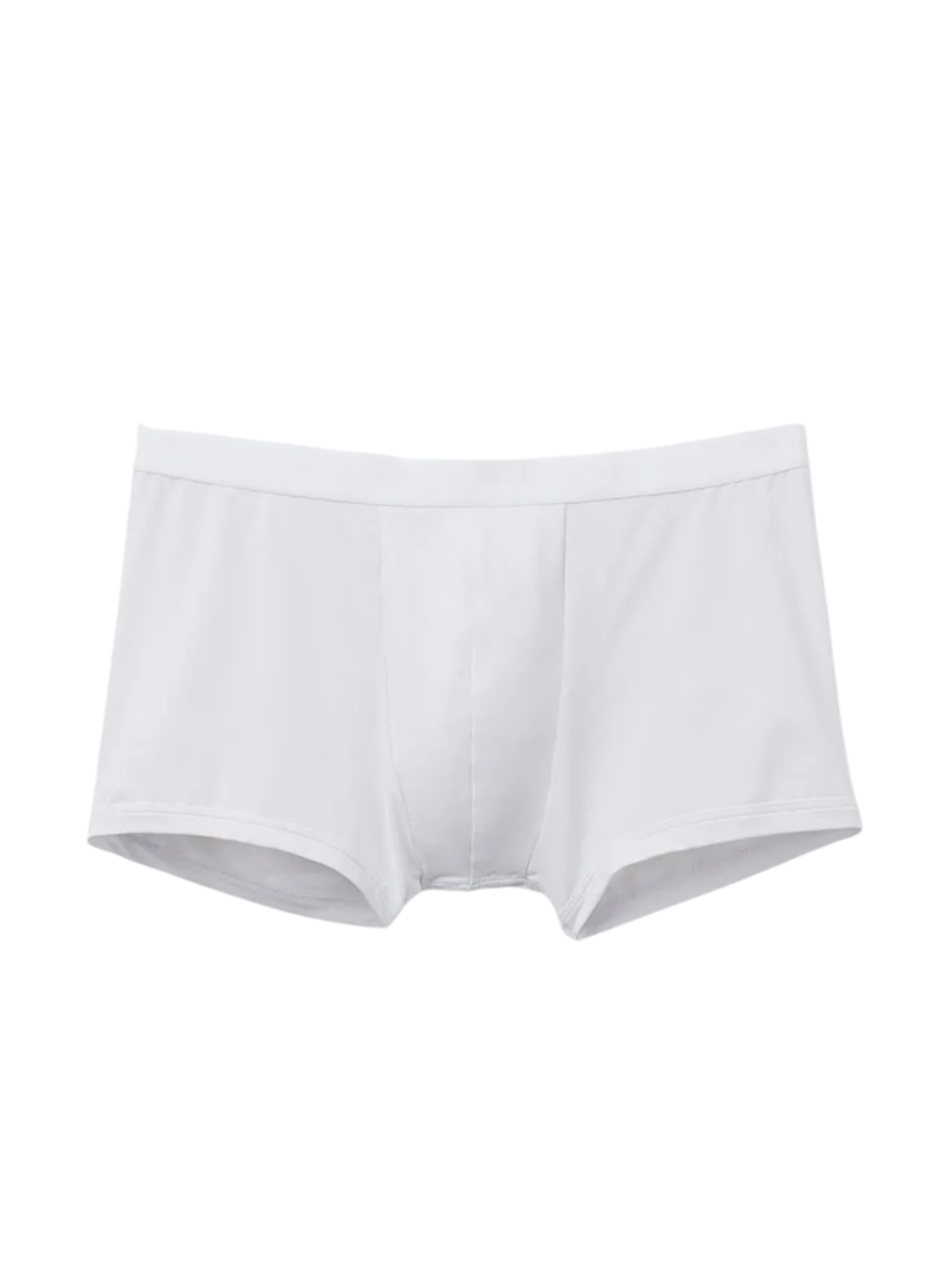 Cueca Boxer Em Microfibra Com Logótipo - Branco