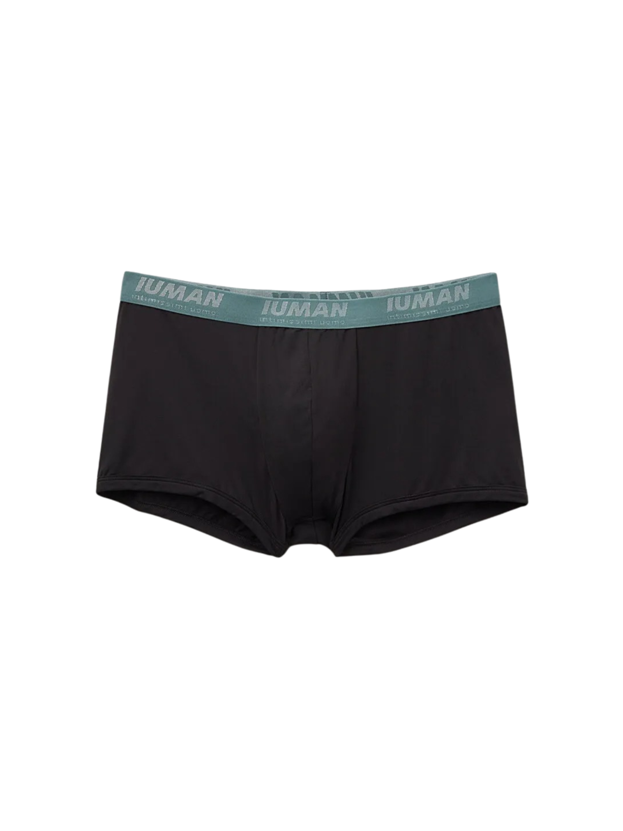 Cueca Boxer Em Microfibra Com Logótipo - Preto