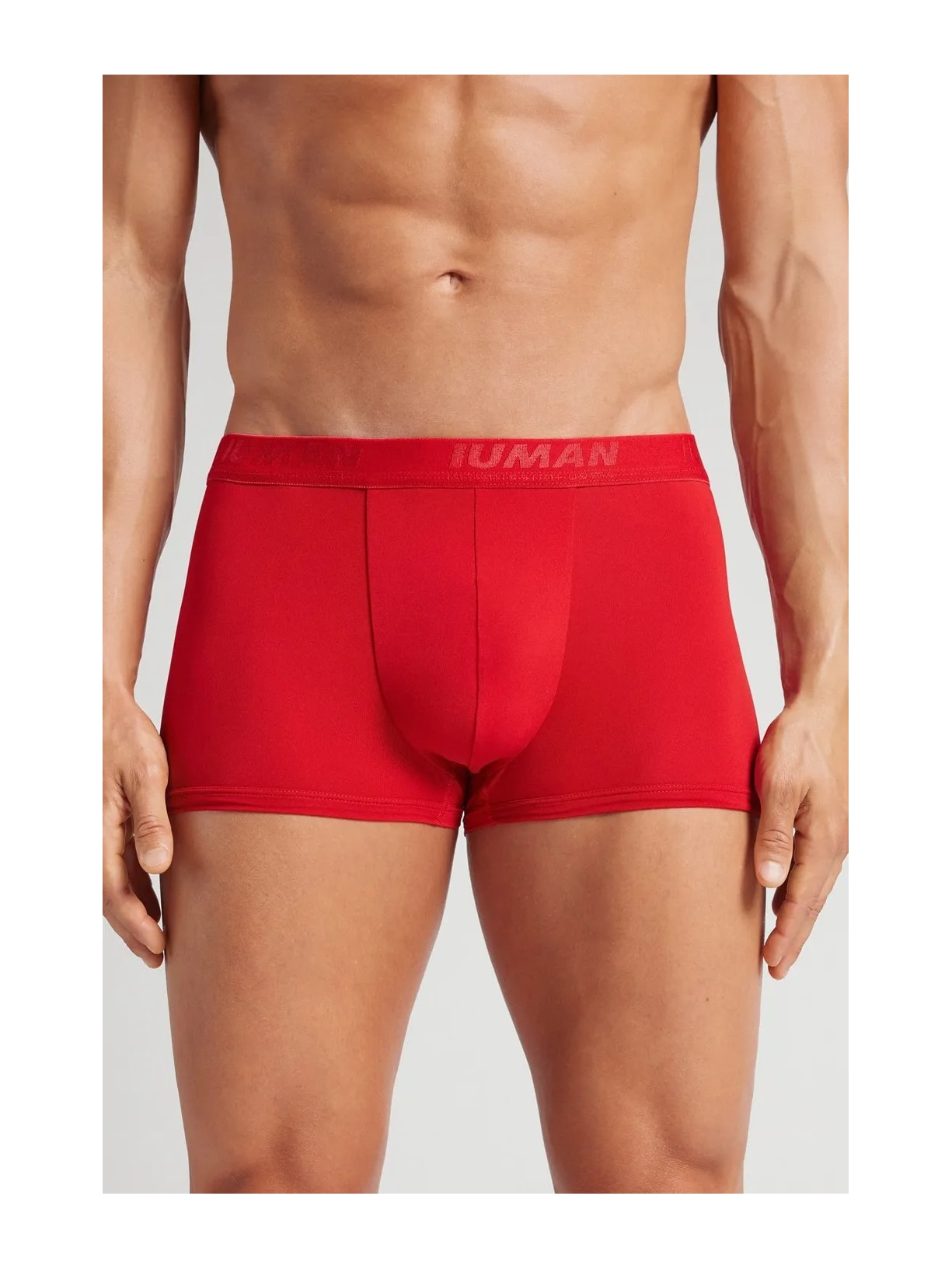 Cueca Boxer Em Microfibra Com Logótipo Vermelho Intimissimi