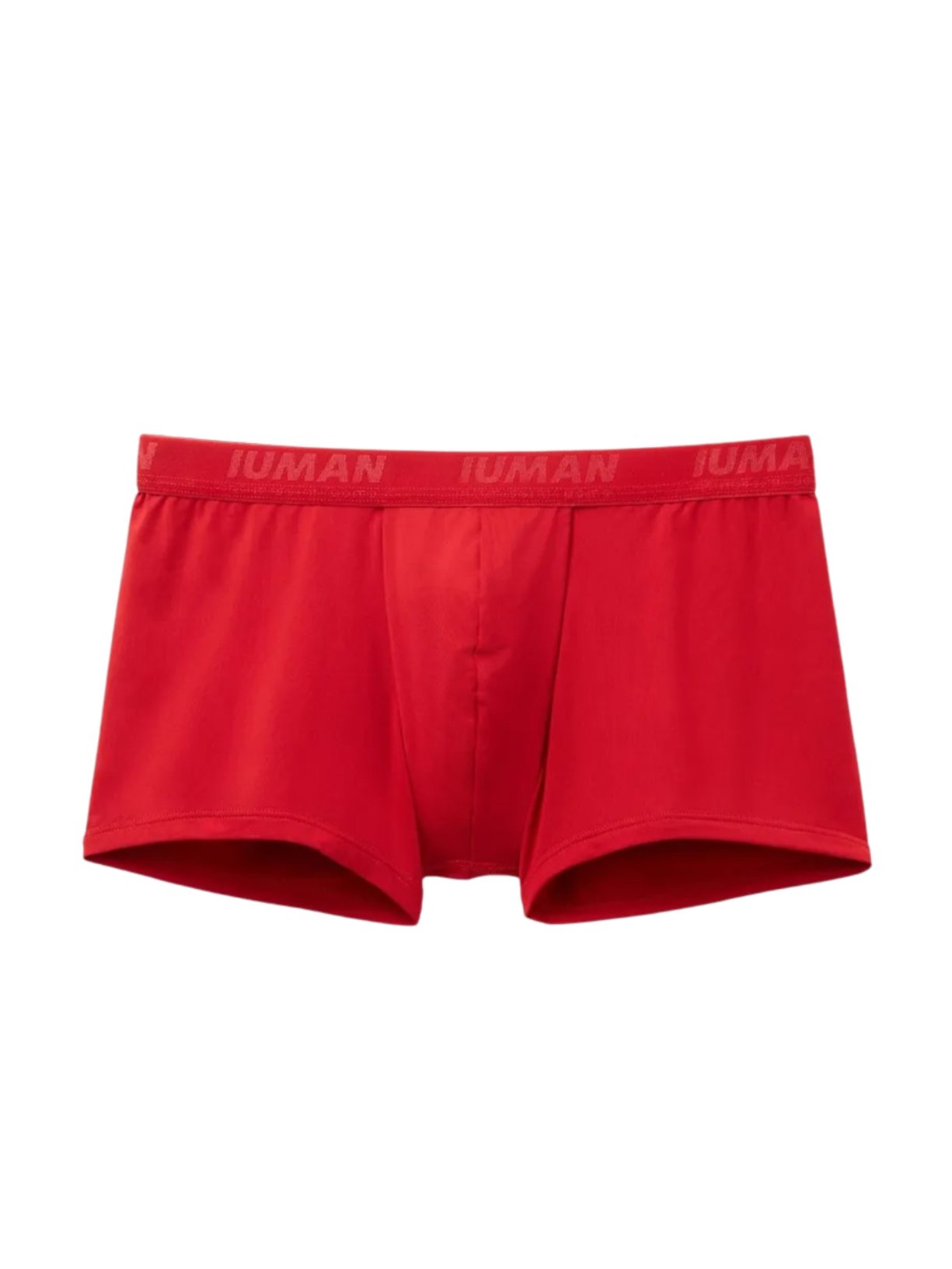 Cueca Boxer Em Microfibra Com Logótipo - Vermelho