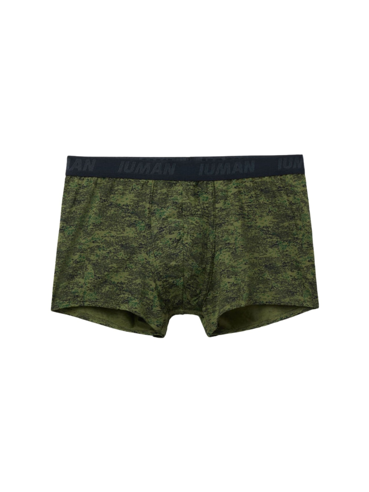 Cueca Boxer Em Microfibra Estampado Camuflagem Pixelada Verde Intimissimi