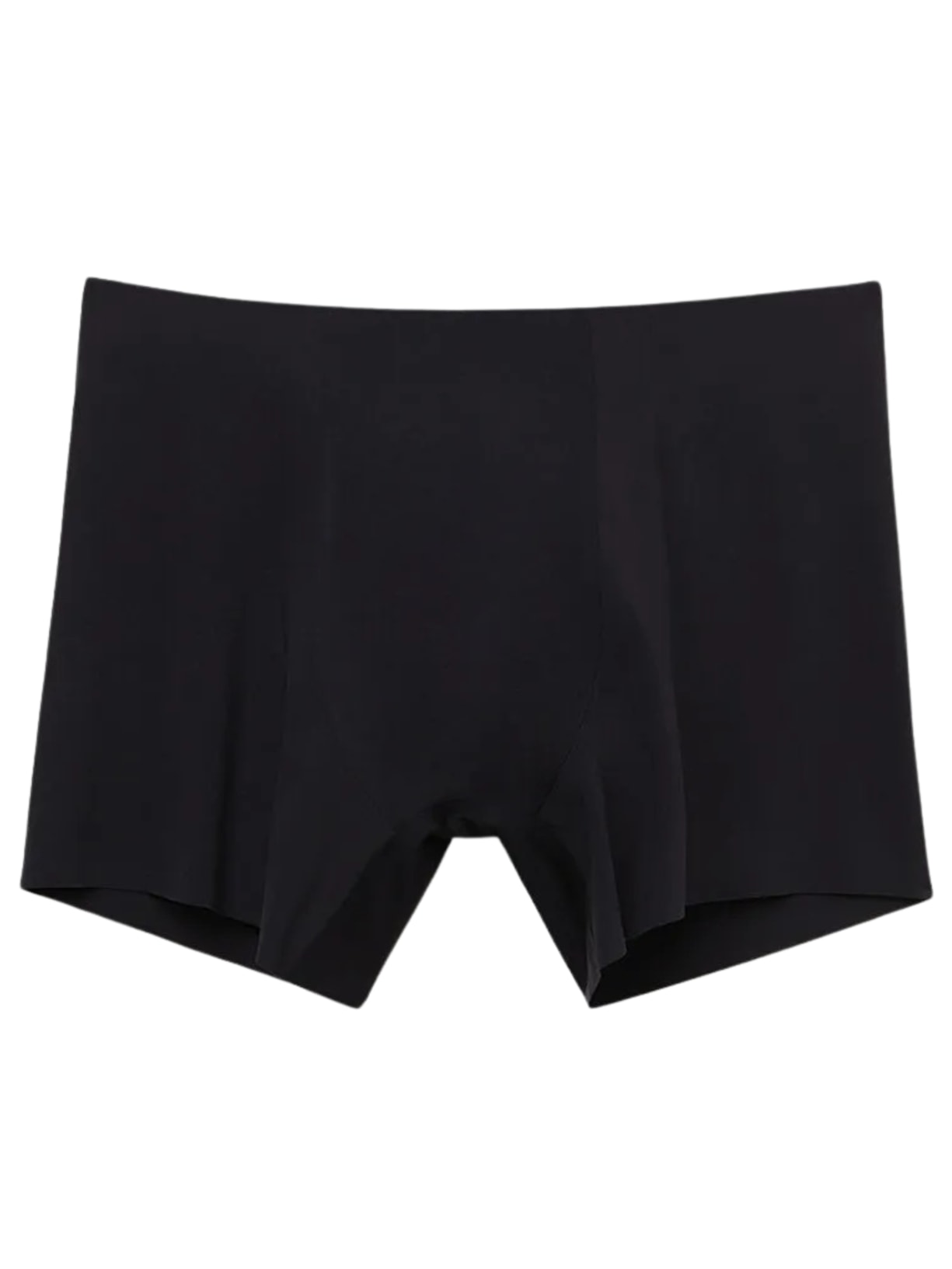 Cueca Boxer Em Microfibra Sem Costuras - Preto