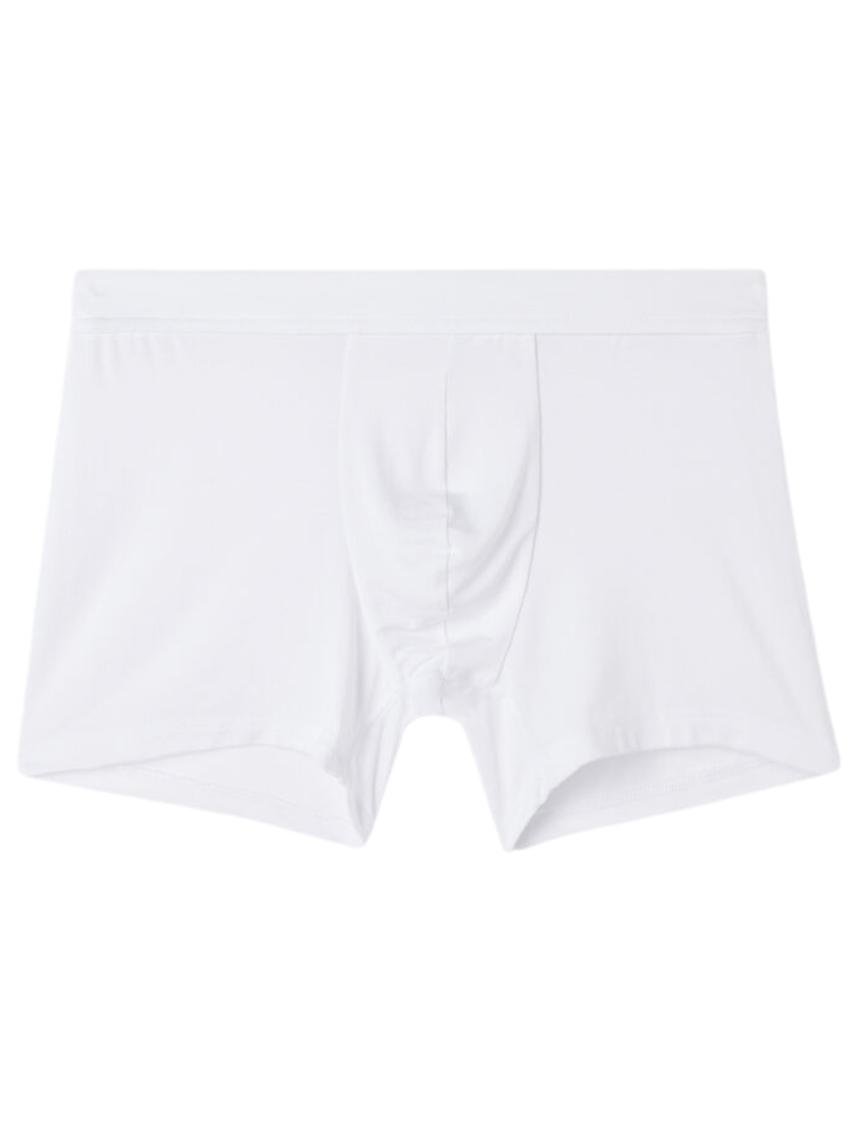 Cueca Boxer Em Modal e Seda - Branco