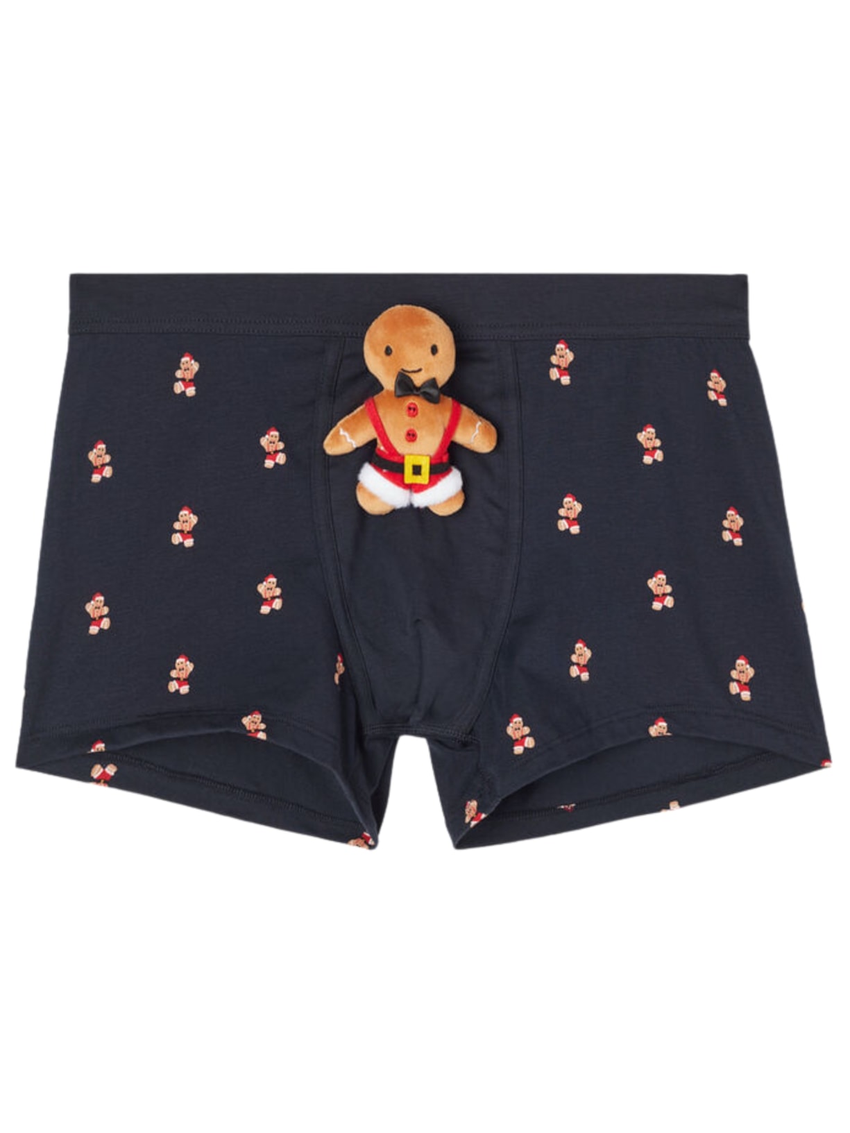 Cueca Boxer Gingerbread Em Algodão Supima - Azul