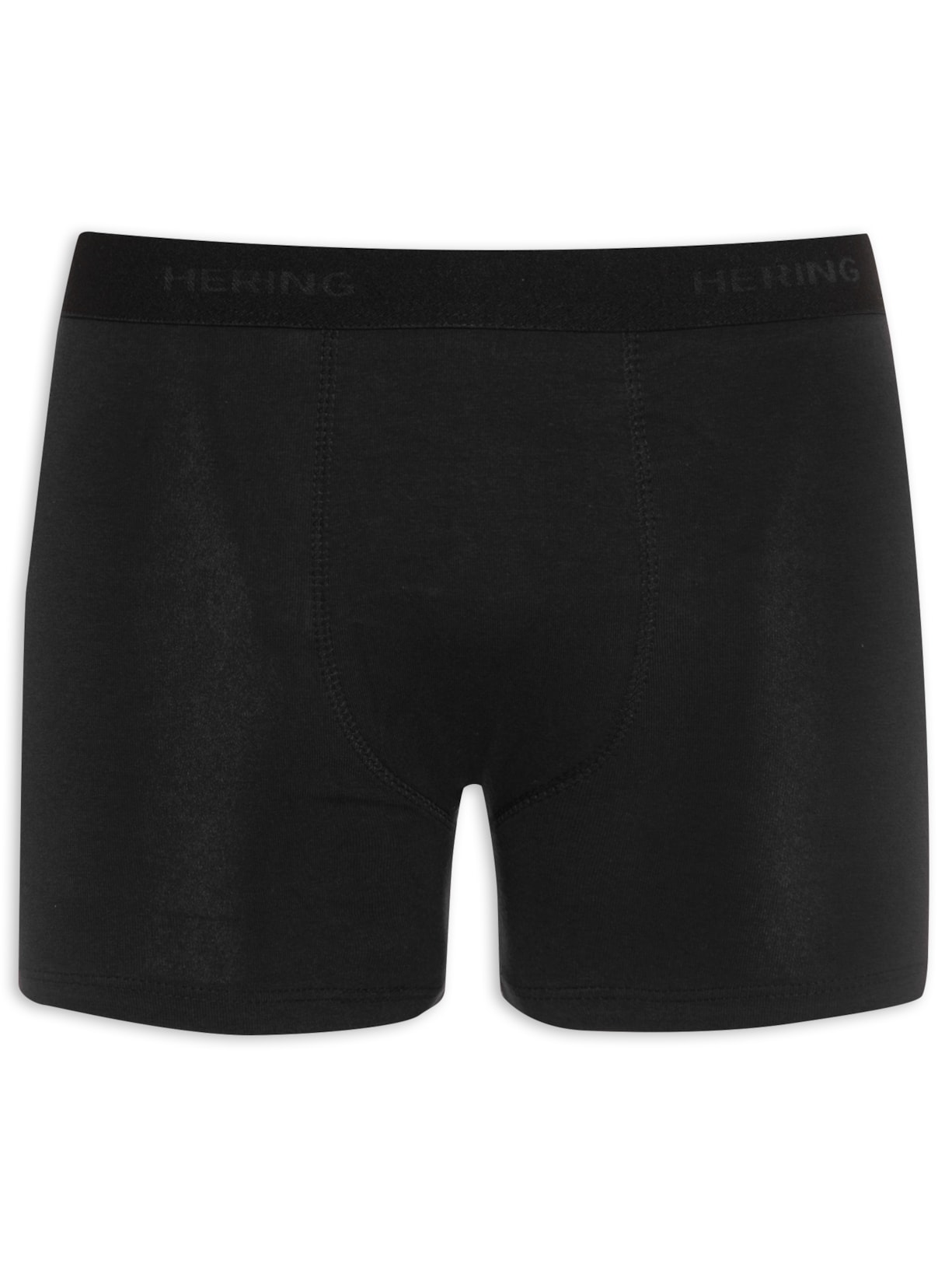 Cueca Boxer Lisa - Preto