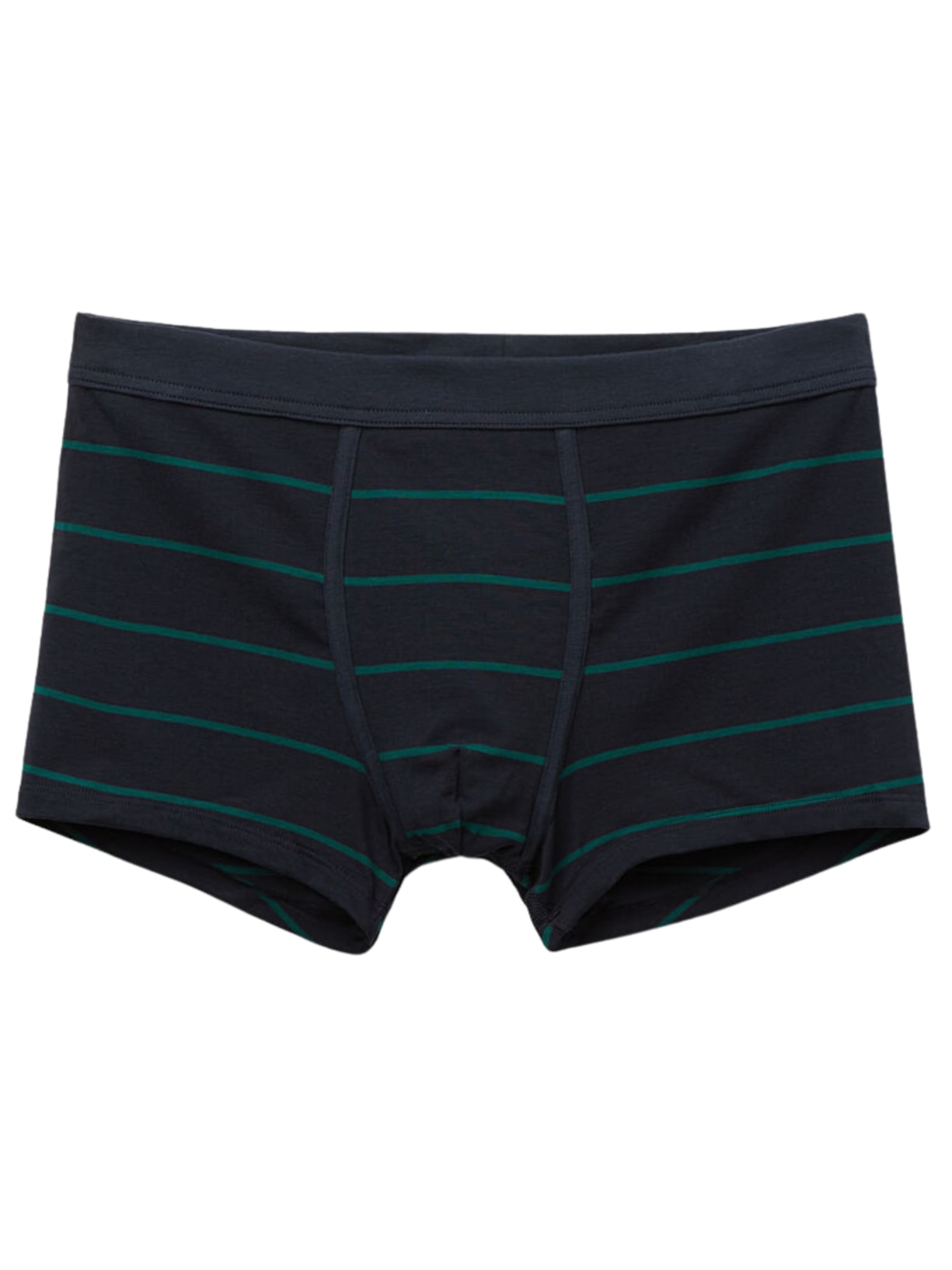 Cueca Boxer Listrada Em Algodão Supima - Azul