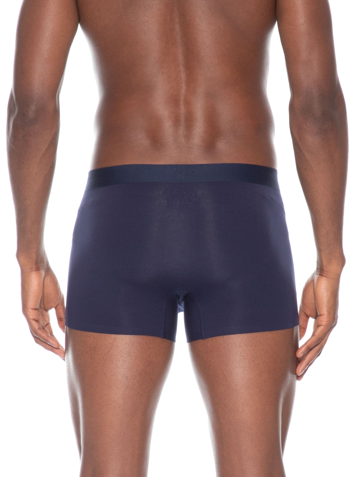 Cueca Boxer Masculina Modal Com Elastasno Azul Basiq Men