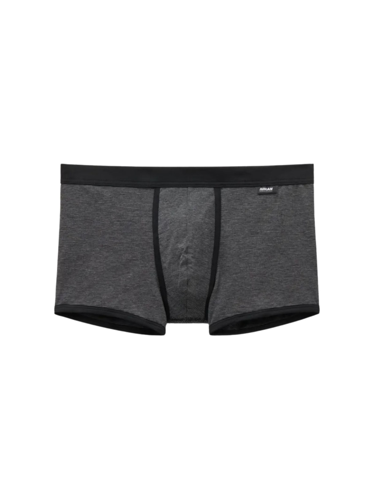 Cueca Boxer Mil Listras Em Algodão Supima - Preto