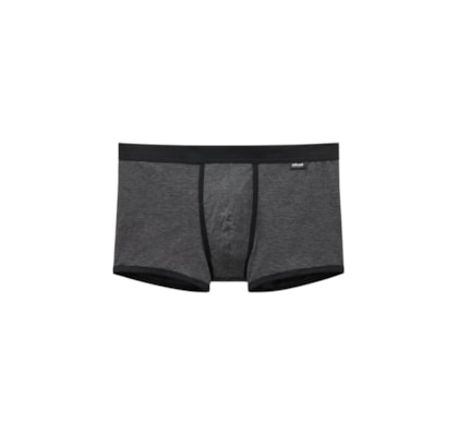 Cueca Boxer Mil Listras Em Algodão Supima - Preto