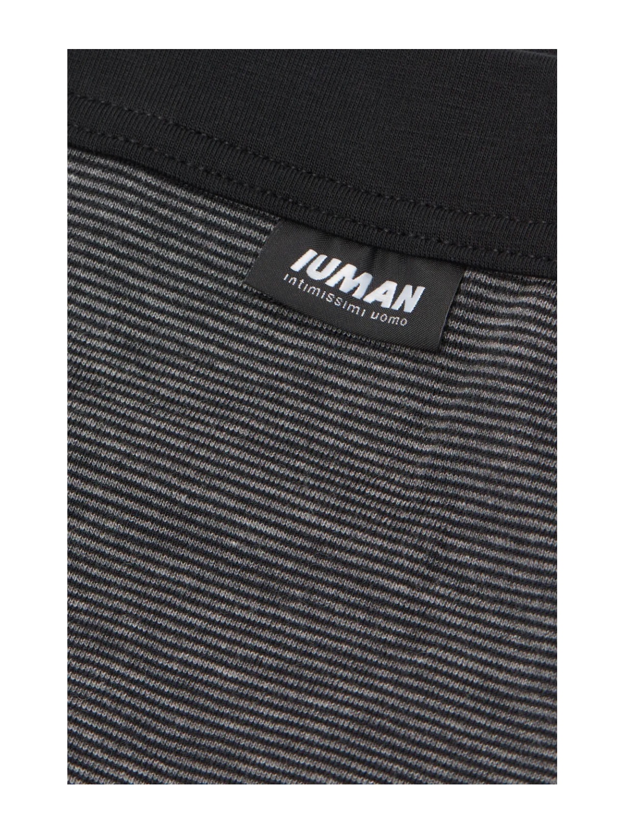 Cueca Boxer Mil Listras Em Algodão Supima Preto Intimissimi