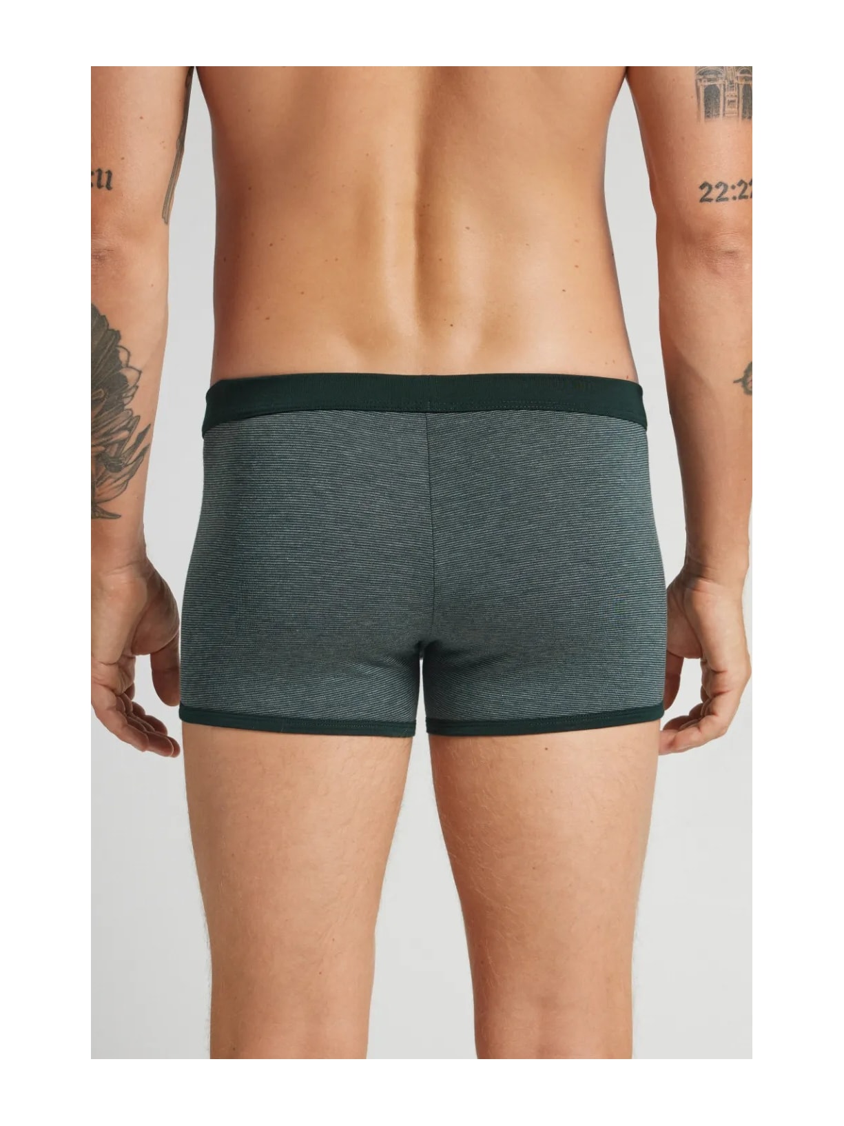 Cueca Boxer Mil Listras Em Algodão Supima Verde Intimissimi