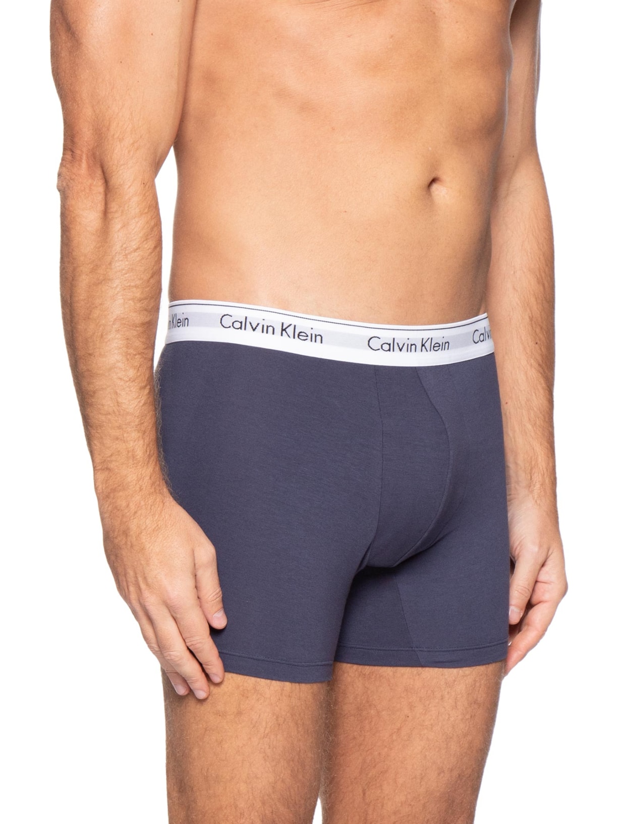 Cueca Boxer Modern Cotton Azul Calvin Klein Underwear