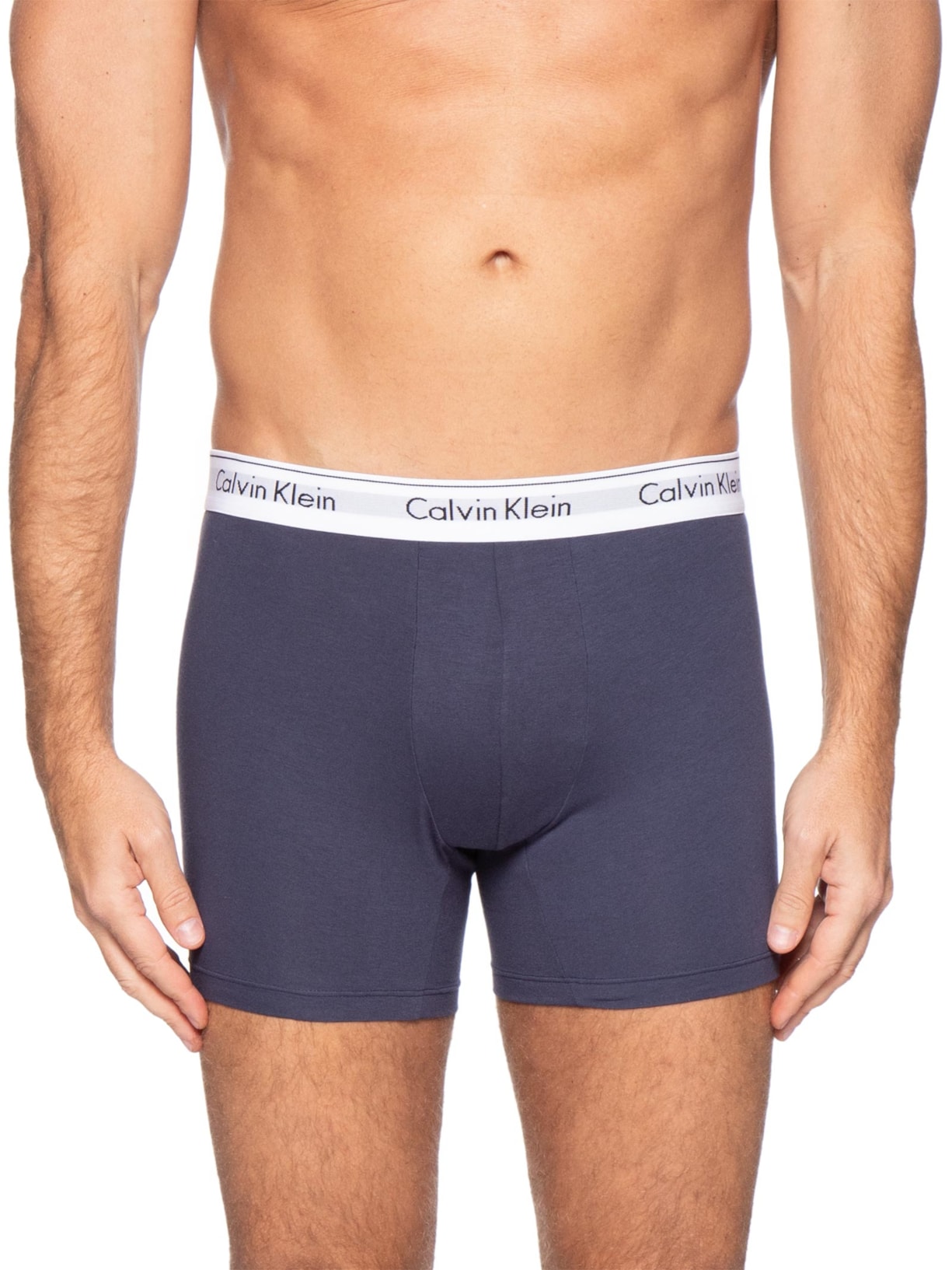 Cueca Boxer Modern Cotton Azul Calvin Klein Underwear