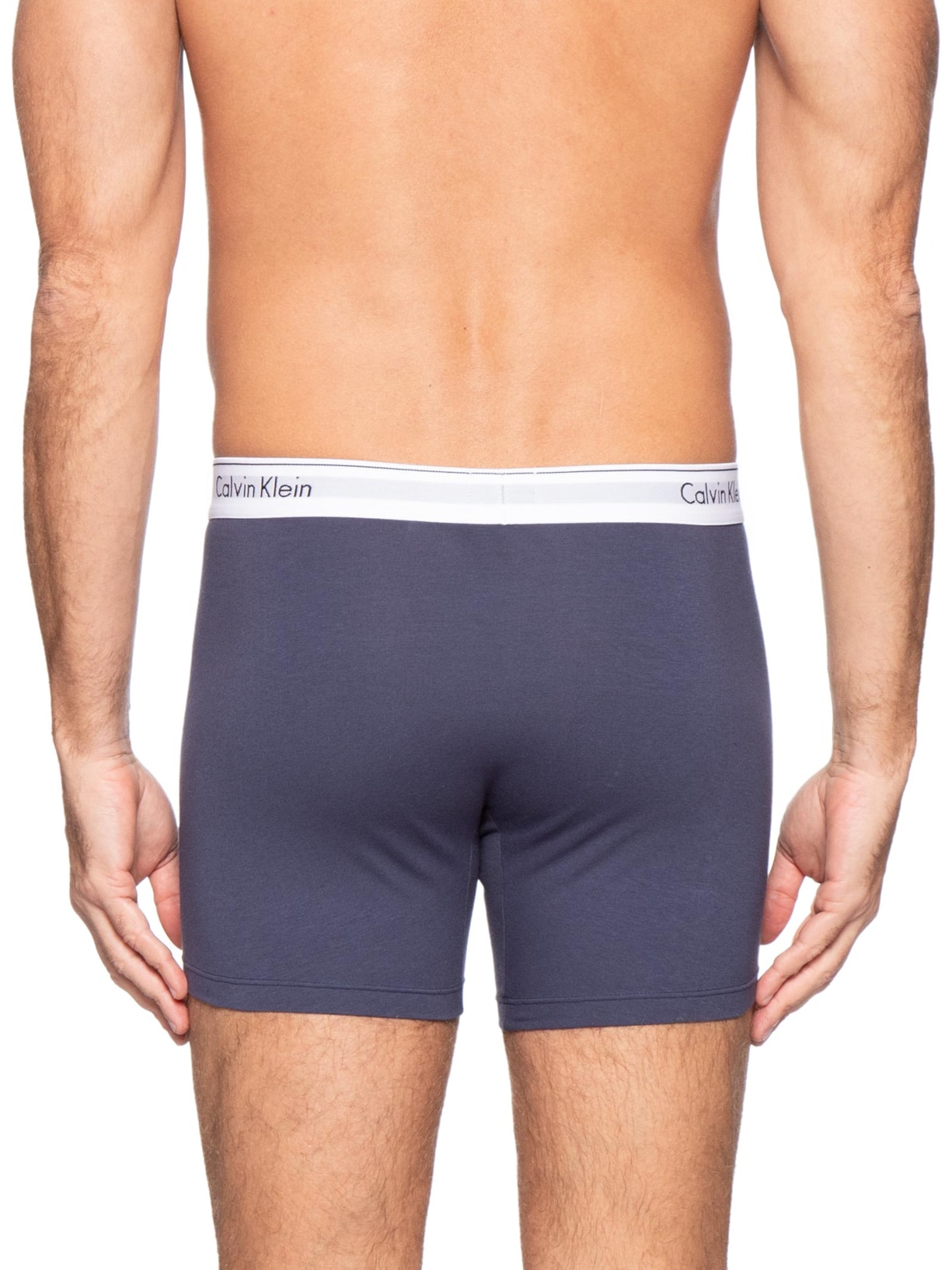 Cueca Boxer Modern Cotton Azul Calvin Klein Underwear