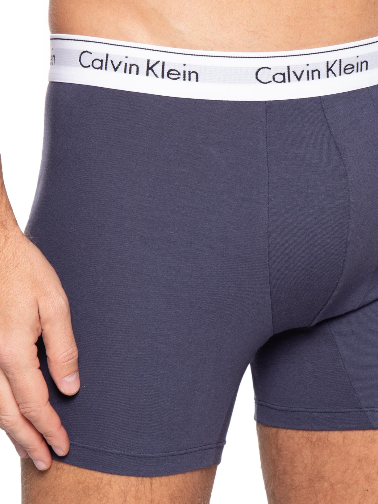 Cueca Boxer Modern Cotton Azul Calvin Klein Underwear