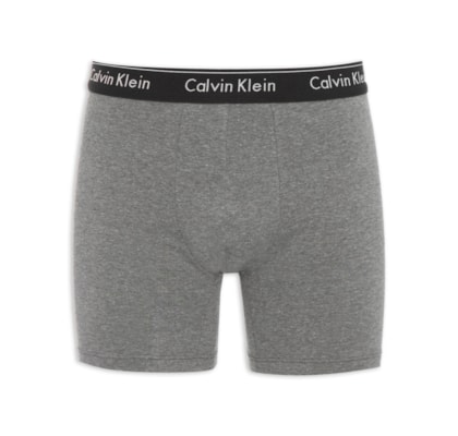Cueca Boxer Modern Cotton - Cinza