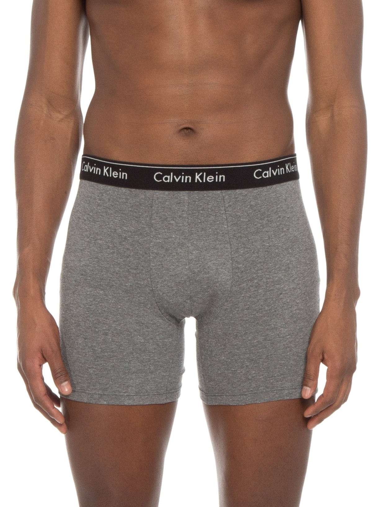 Cueca Boxer Modern Cotton Cinza Calvin Klein Underwear