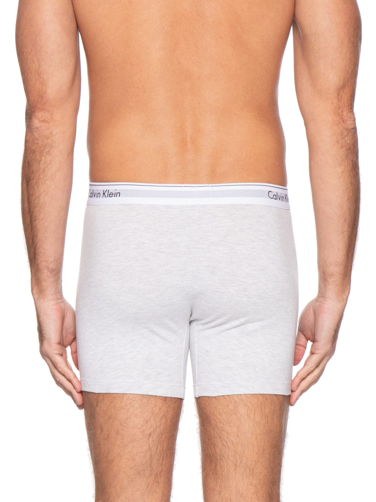 Cueca Boxer Modern Cotton Cinza Calvin Klein Underwear