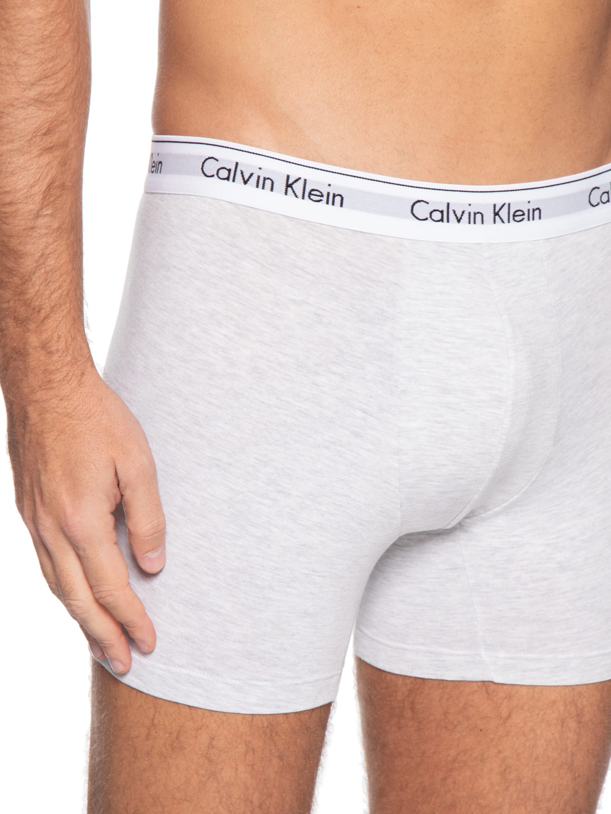 Cueca Boxer Modern Cotton Cinza Calvin Klein Underwear