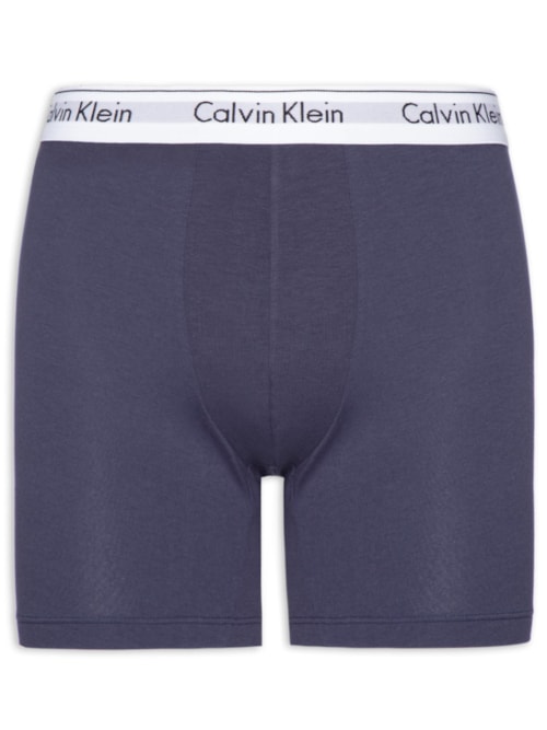 Cueca Boxer Modern Cotton – Azul