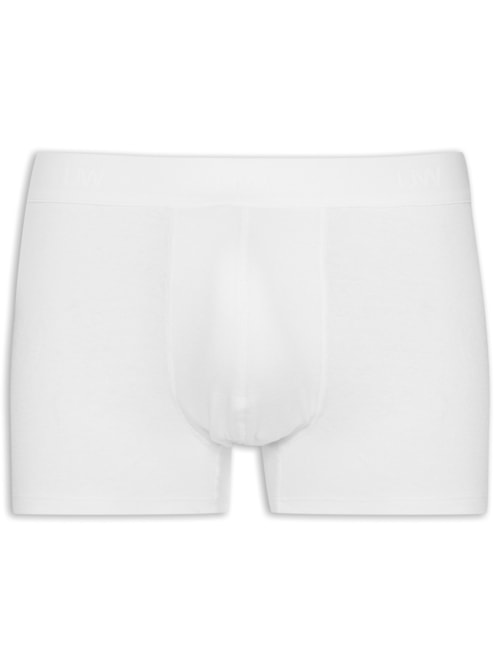 Cueca Boxer Te Algodão Nature - Branco