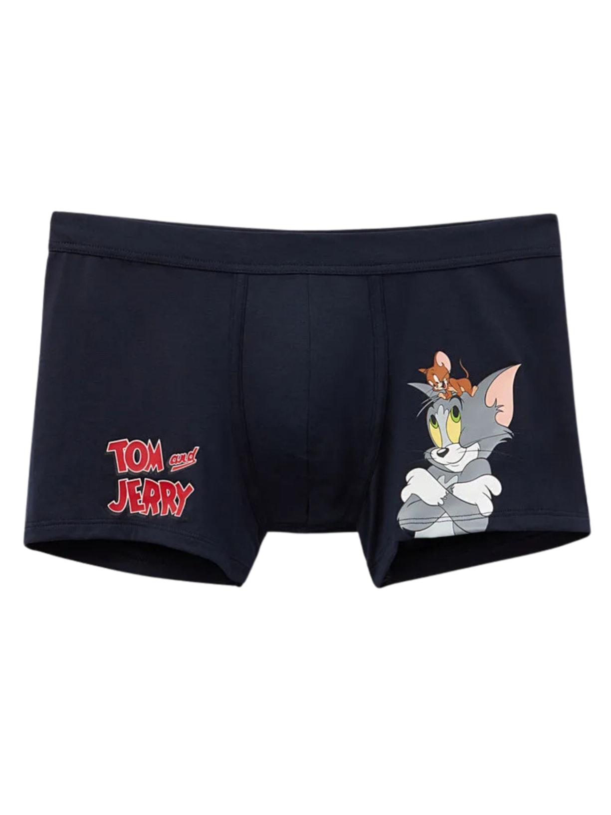 Cueca Boxer Tom & Jerry Em Algodão Supima - Azul