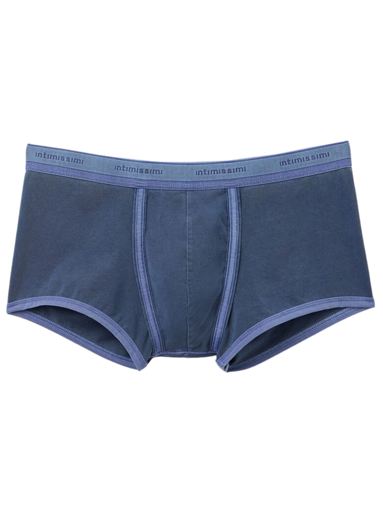 Cueca Boxer Washed Collection Em Algodão - Azul