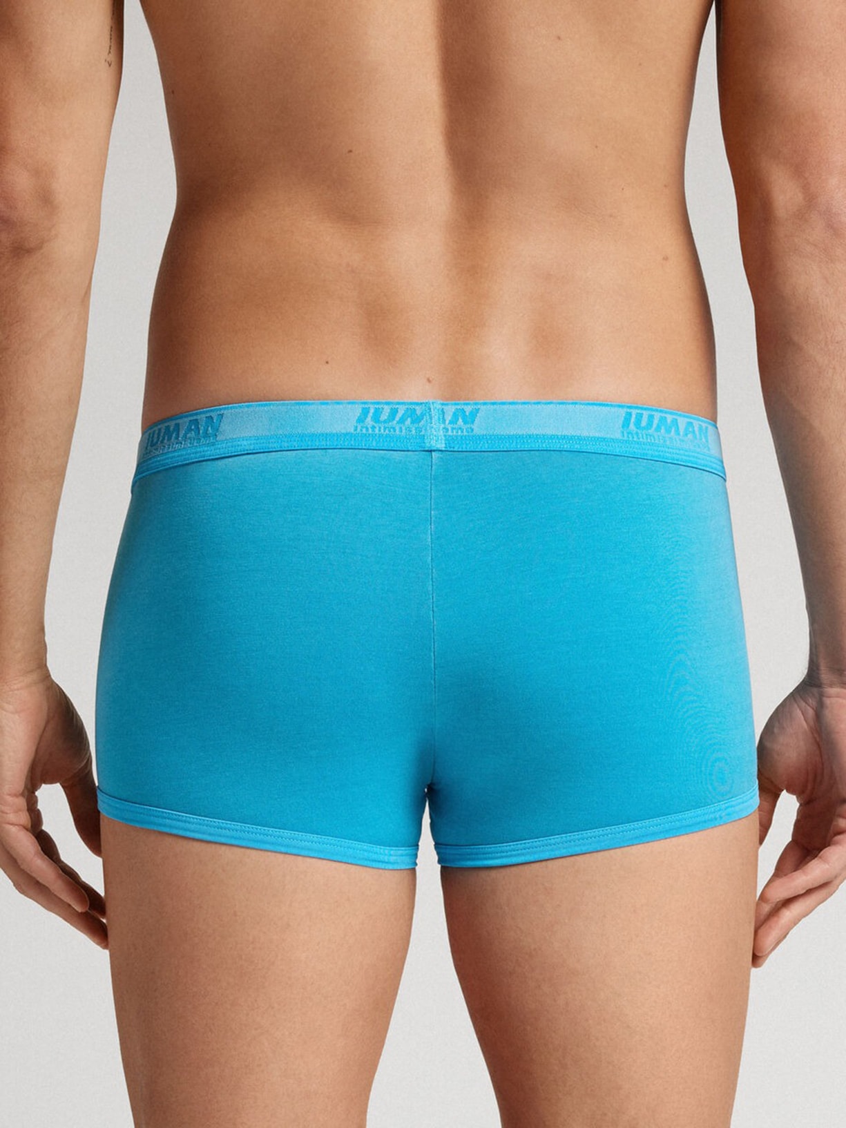 Cueca Boxer Washed Collection Em Algodão Supima Azul Intimissimi