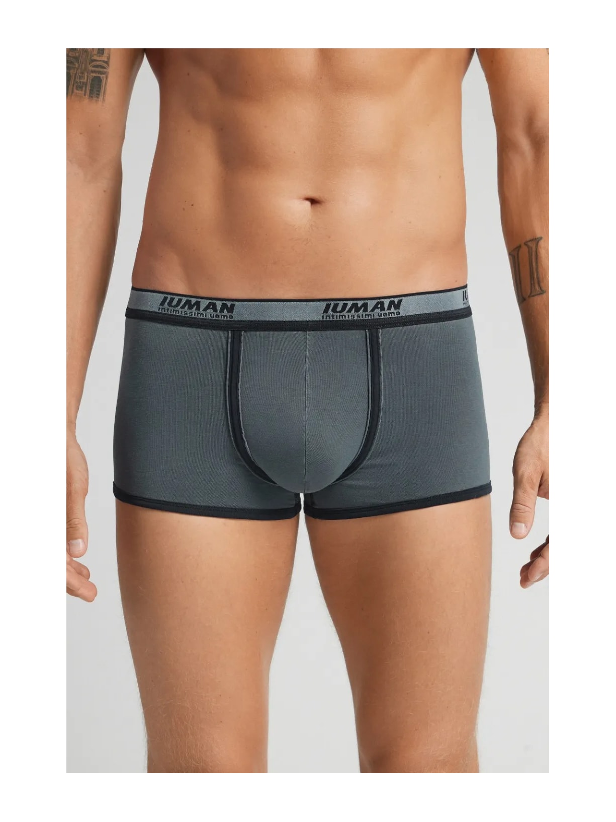 Cueca Boxer Washed Collection Em Algodão Supima Azul Intimissimi