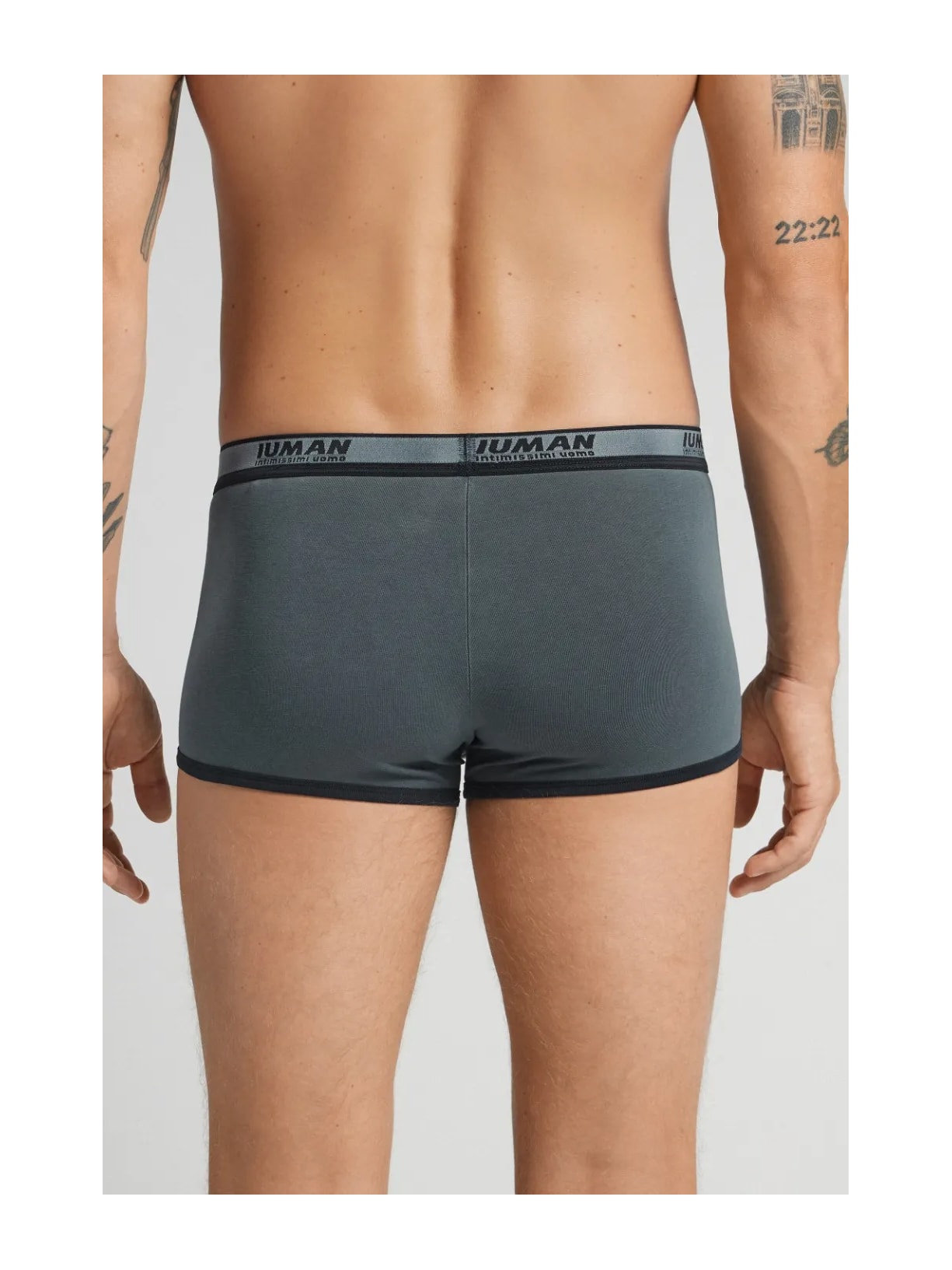 Cueca Boxer Washed Collection Em Algodão Supima Azul Intimissimi