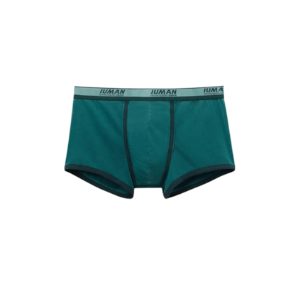 Cueca Boxer Washed Collection Em Algodão Supima - Verde