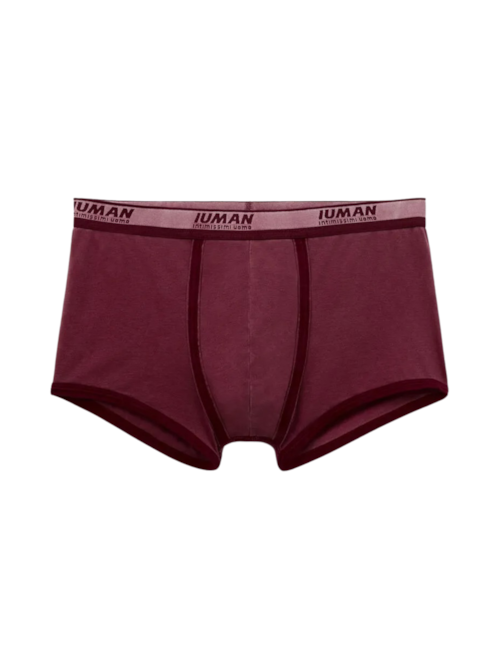 Cueca Boxer Washed Collection Em Algodão Supima - Vermelho