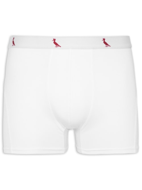 Cueca Cont. Boxer Algodão - Branco