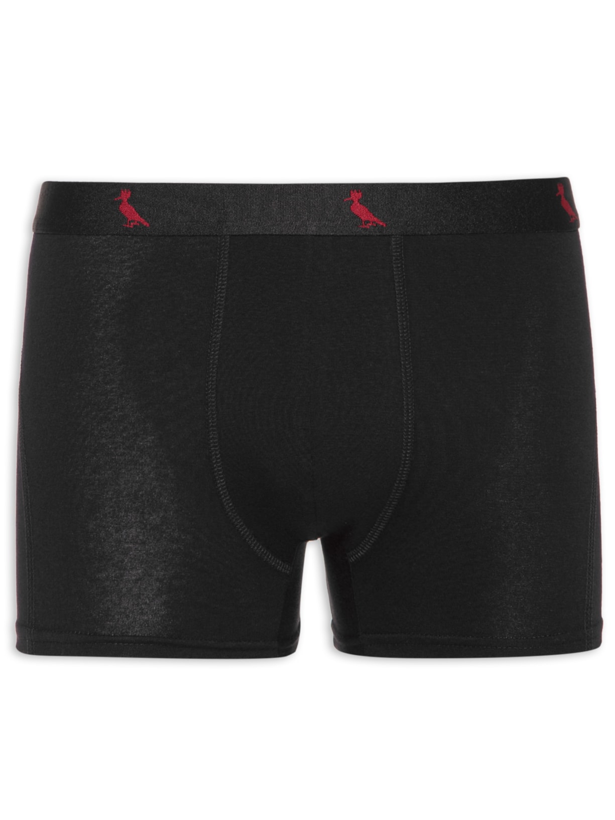 Cueca Cont. Boxer Algodão - Preto