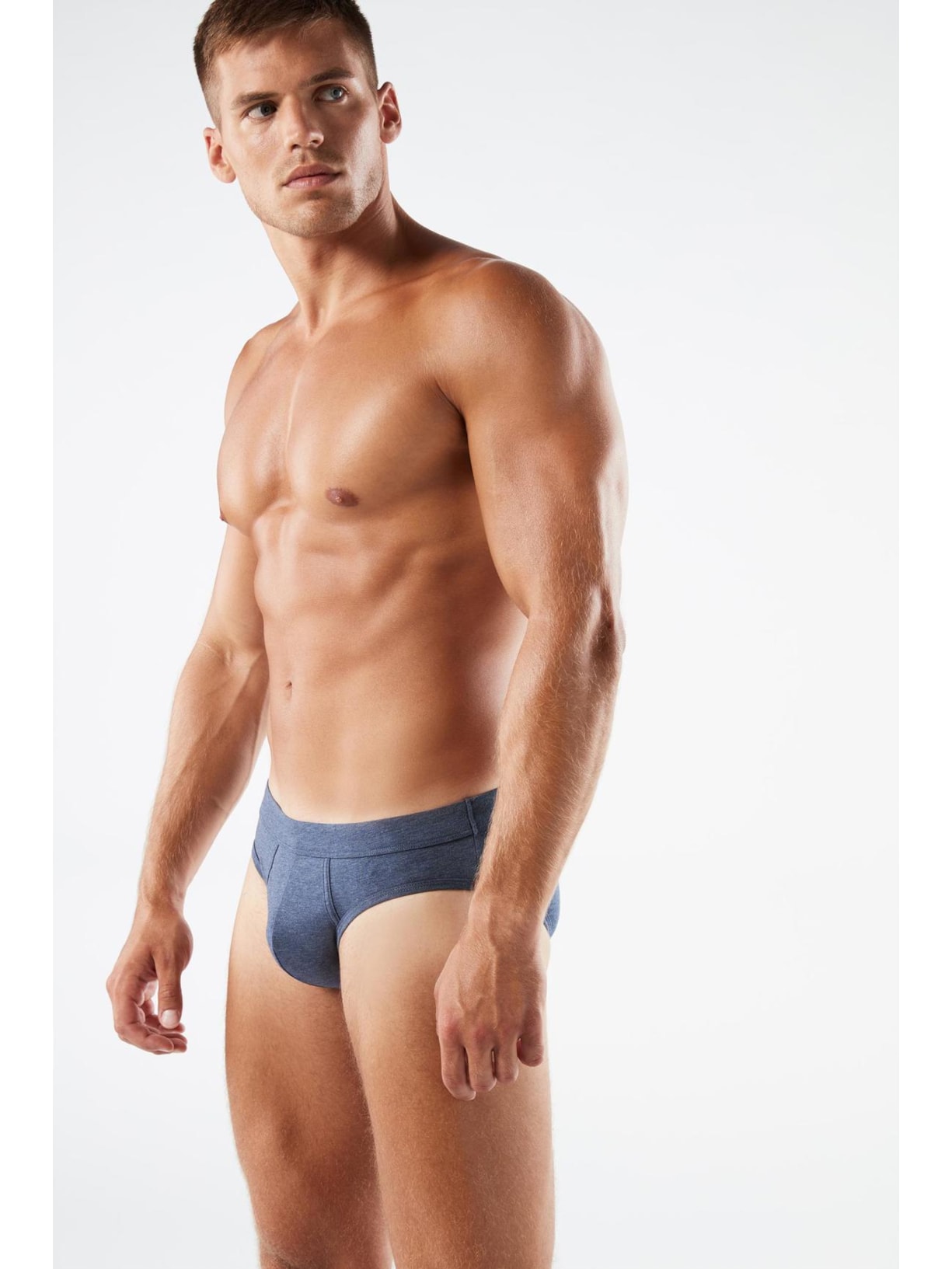 Cueca De Algodão Supima Azul Intimissimi