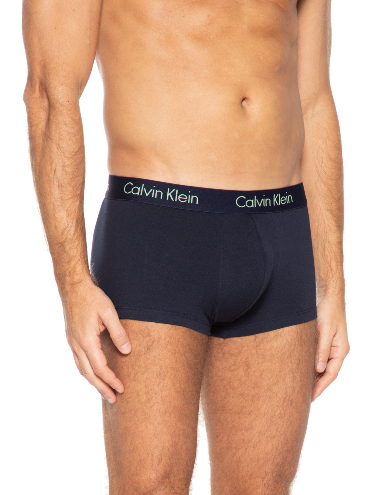 Cueca Low Rise Trunk Azul Calvin Klein Underwear