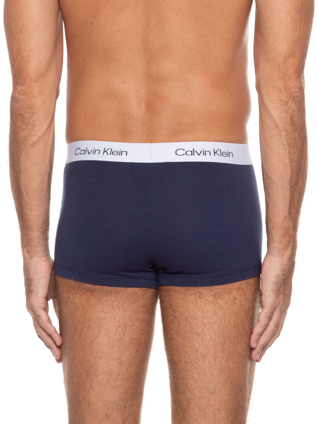 Cueca Low Rise Trunk Cotton 1996 Azul Calvin Klein Underwear