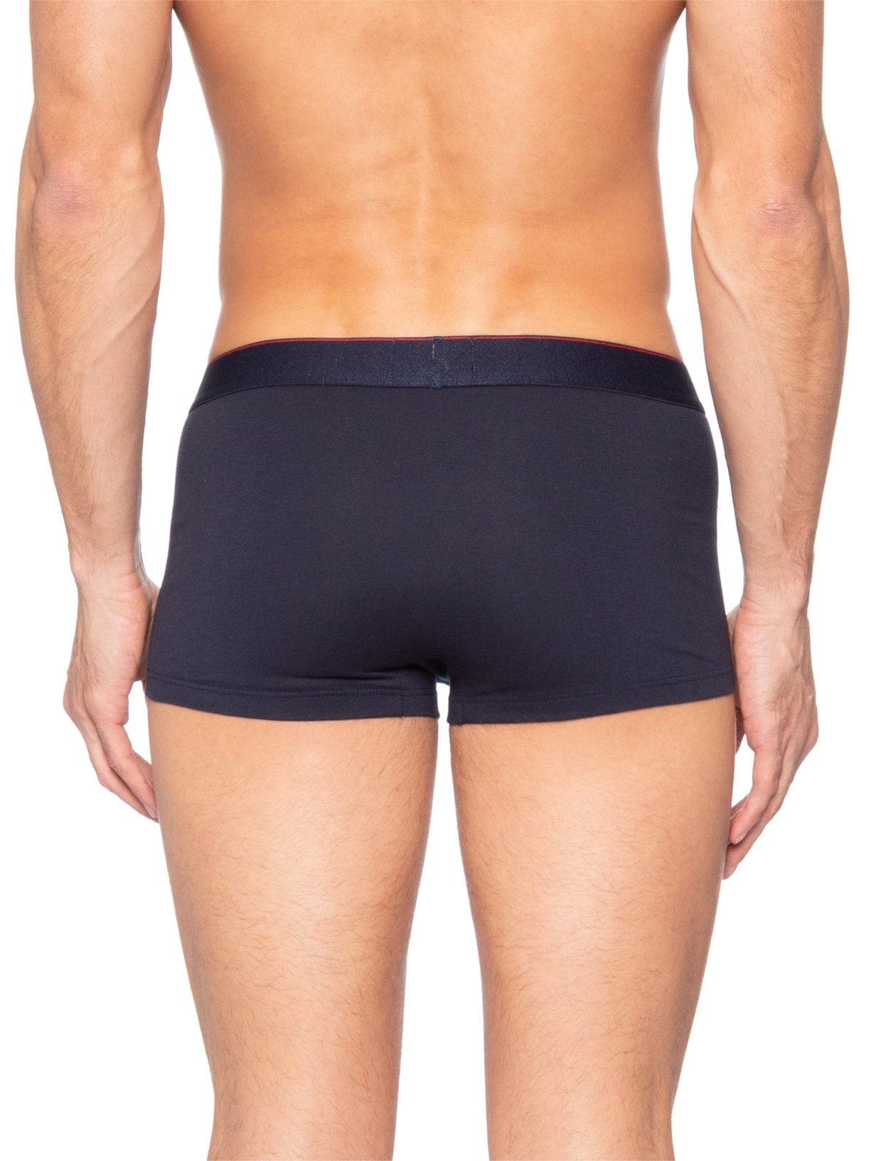 Cueca Low Rise Trunk Cotton Graphic Azul Calvin Klein Underwear