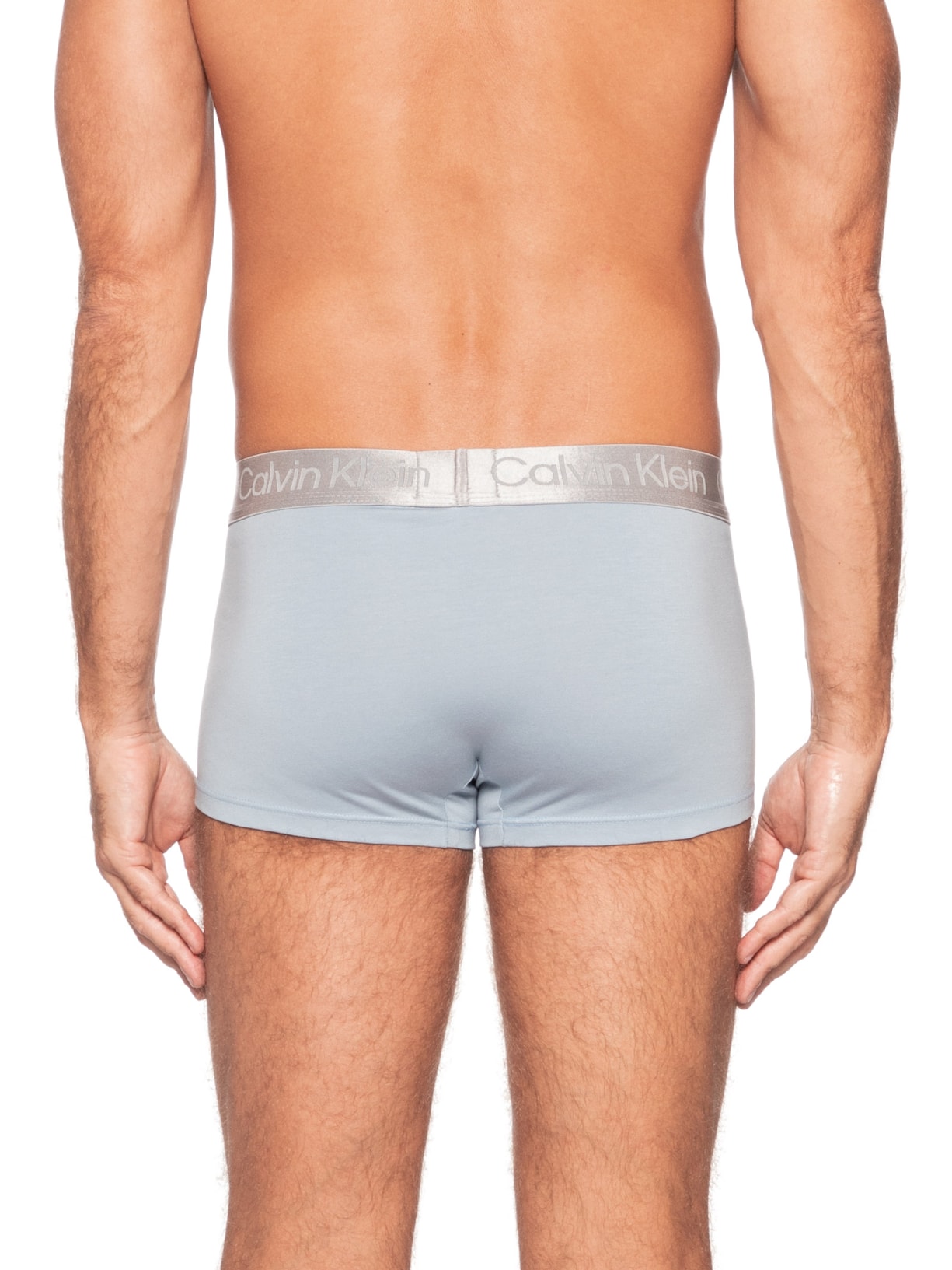 Cueca Low Rise Trunk em Pima Cotton – Azul Calvin Klein Underwear