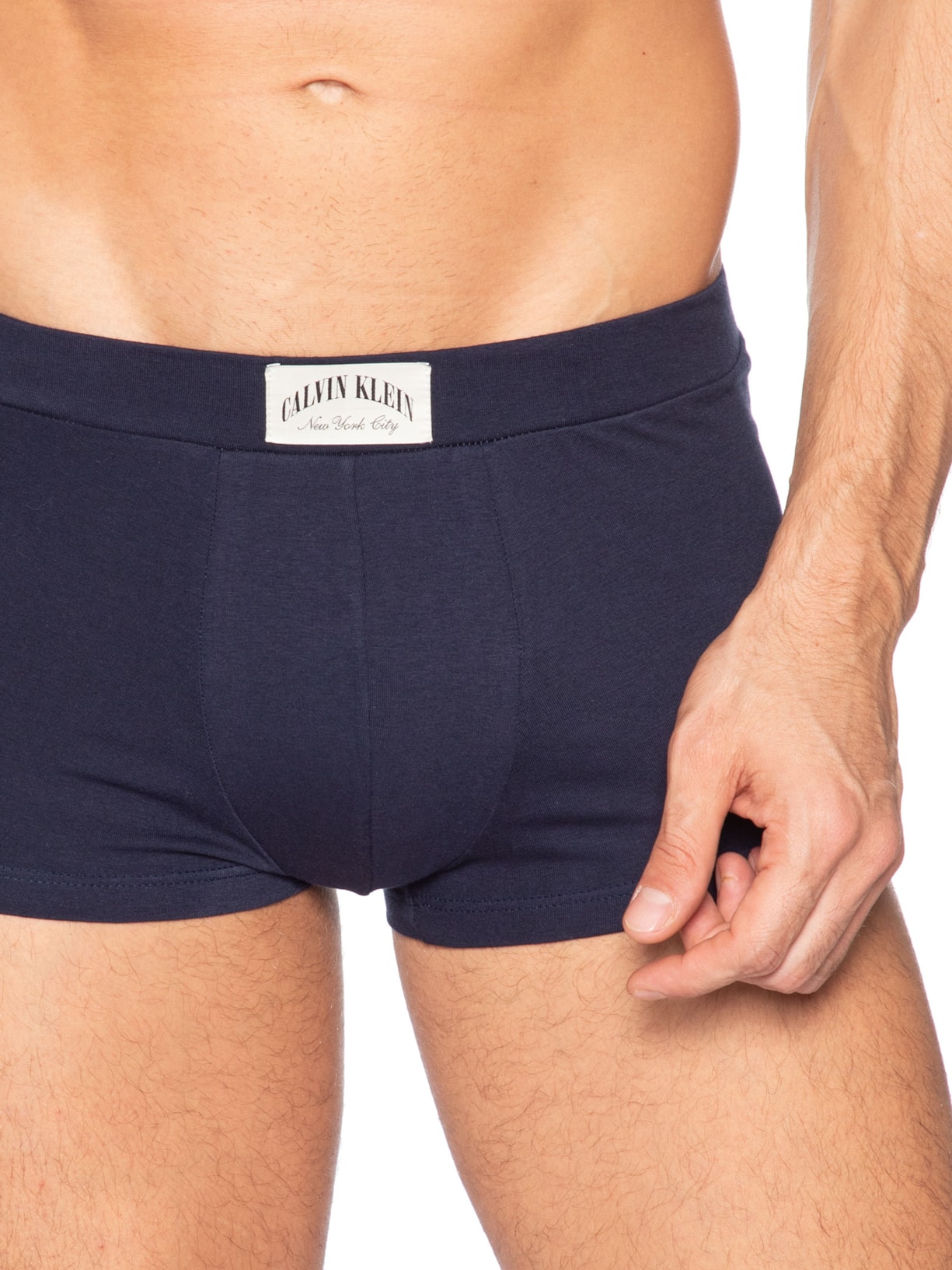 Cueca Low Rise Trunk Heritage Athletic Azul Calvin Klein Underwear