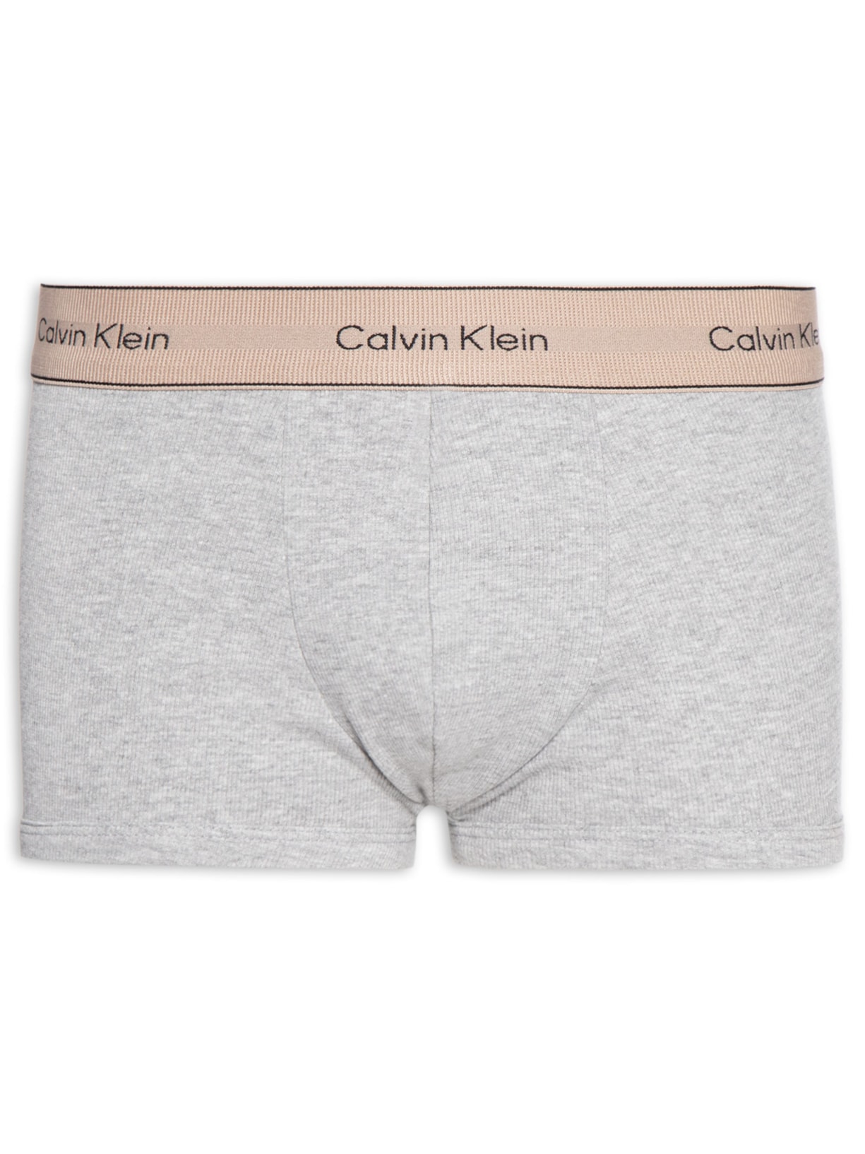 Cueca Low Rise Trunk Heritage Cotton Cinza Calvin Klein Underwear