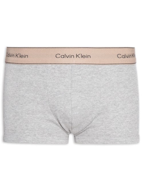 Cueca Low Rise Trunk Heritage Cotton - Cinza