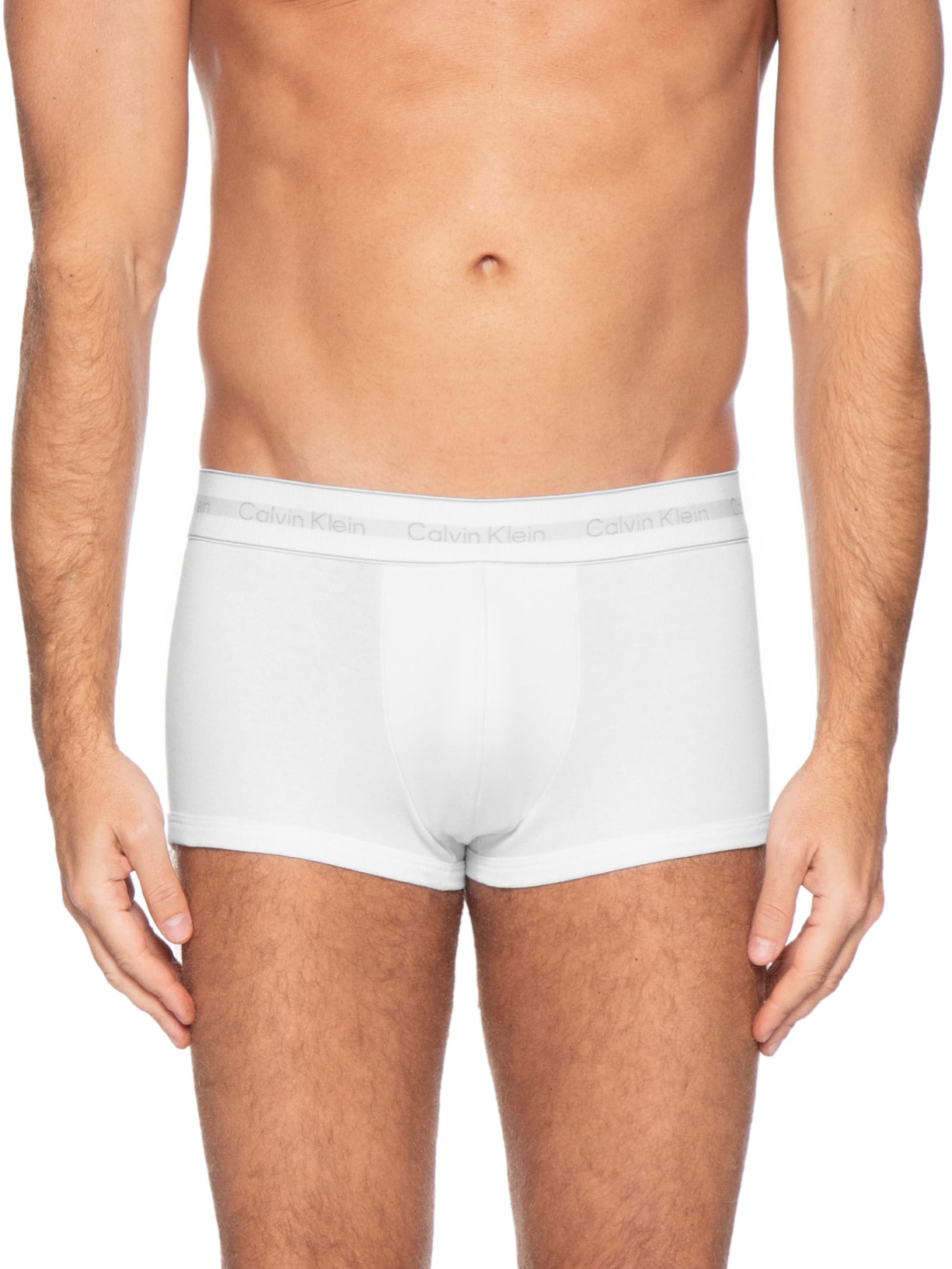 Cueca Low Rise Trunk Heritage Cotton – Branco Calvin Klein Underwear